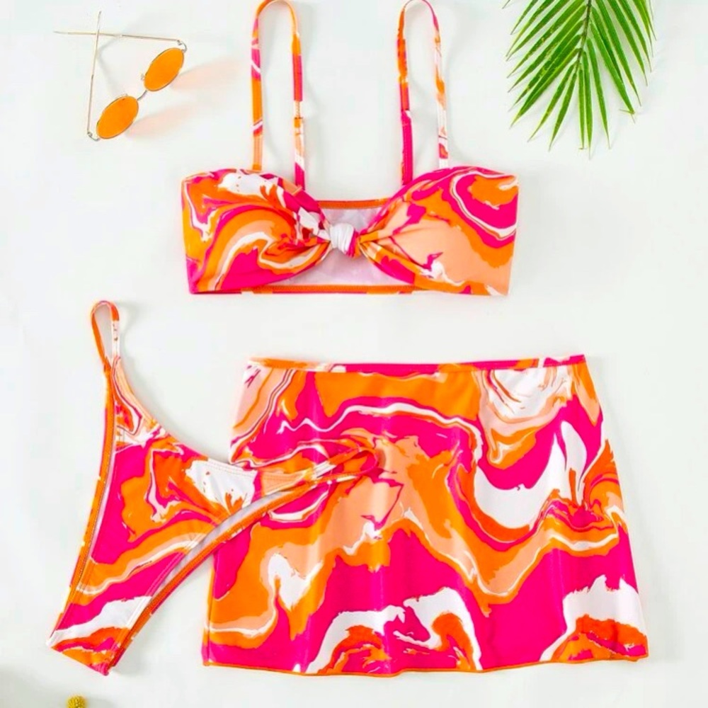 👙Ladies Pink & Orange Swimwear- New Never Worn